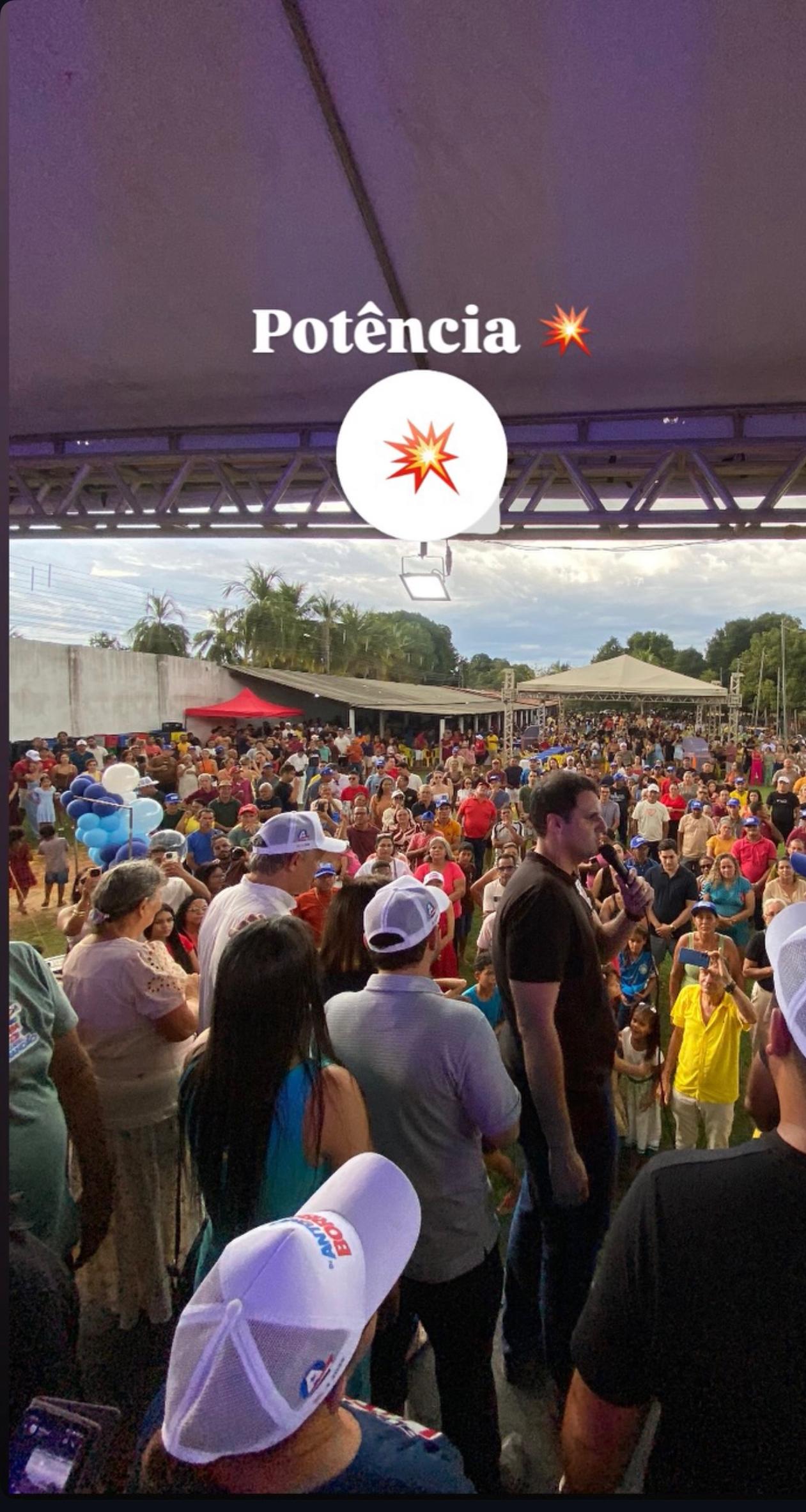 UMA FESTA DIGNA PARA UM LÍDER DIGNO